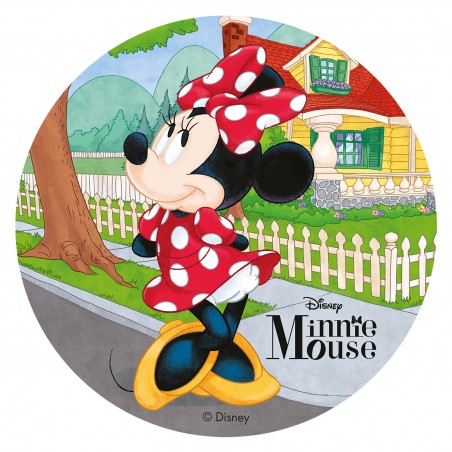 Disco Oblea Tarta Minnie 20cm