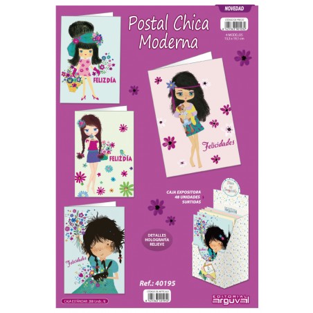 Postal chica moderna