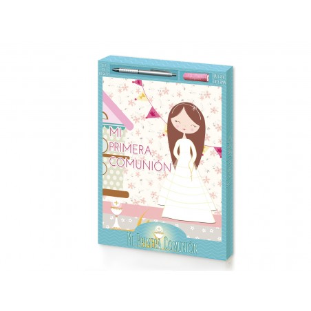 Libro Comunion + Bolig + Bateria Niña