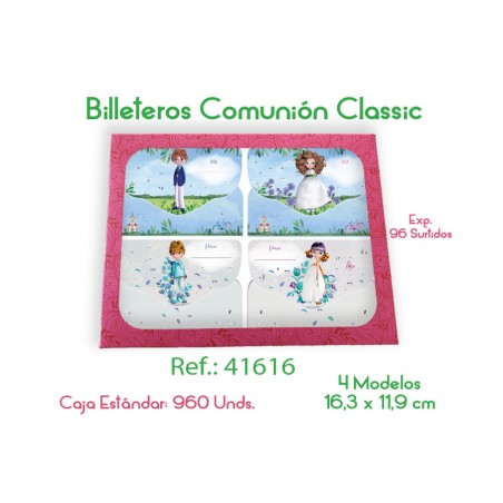 Billetero Comunión Classic