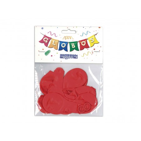 Blister 12 Globos Rojos