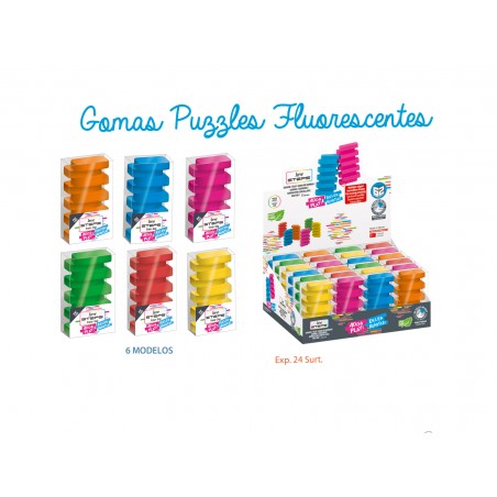 Gomas puzzle fluor serve