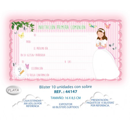 invitacion rosa