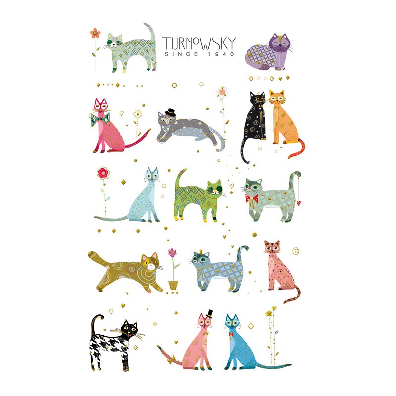 Sticker turnowsky gatos