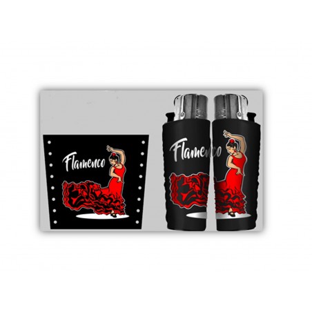 Encendedor clipper + funda flamenco