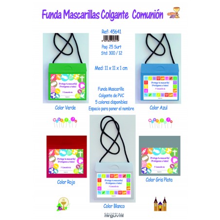 Funda Mascarilla Colgante Comunion