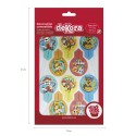 Blister 20 dekorapin oblea patrulla canina 6 5x4cm