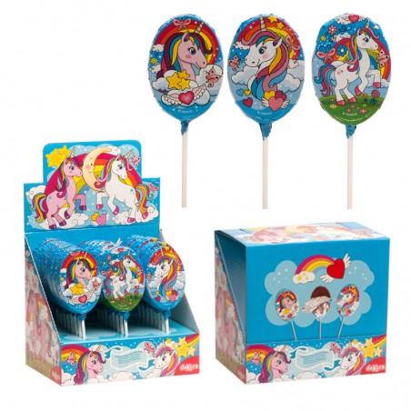 Piruleta Chocolate Unicornio 30 Gr