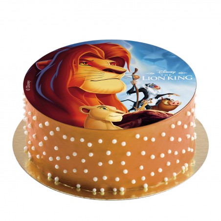 Disco comestible tarta rey leon zero 20cm