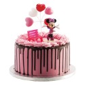 Kit pvc retail minnie para decorar tartas