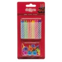 Blister 24 Velas Colores