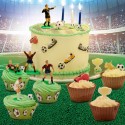 Blister 12 Velas Cumpleaños Futbol