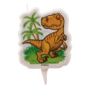 Vela de cumpleaños dinosaurio 2D