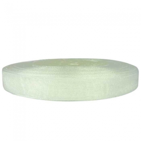 Cinta De Organza Blanca