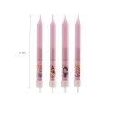 Blister 8 velas palillo princesas 9cm