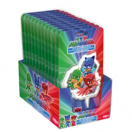 Vela de Cumpleaños PJ Masks – Ideal para Fiestas Infantiles
