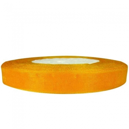 Cintas De Organza Naranja