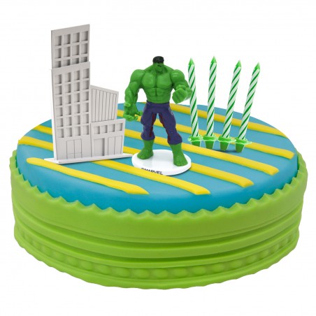 Kit pvc hulk para decorar tartas