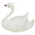 Cisnes blanco de plástico para decorar tartas