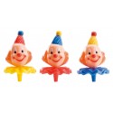 Set cabezas de payaso para decorar tartas