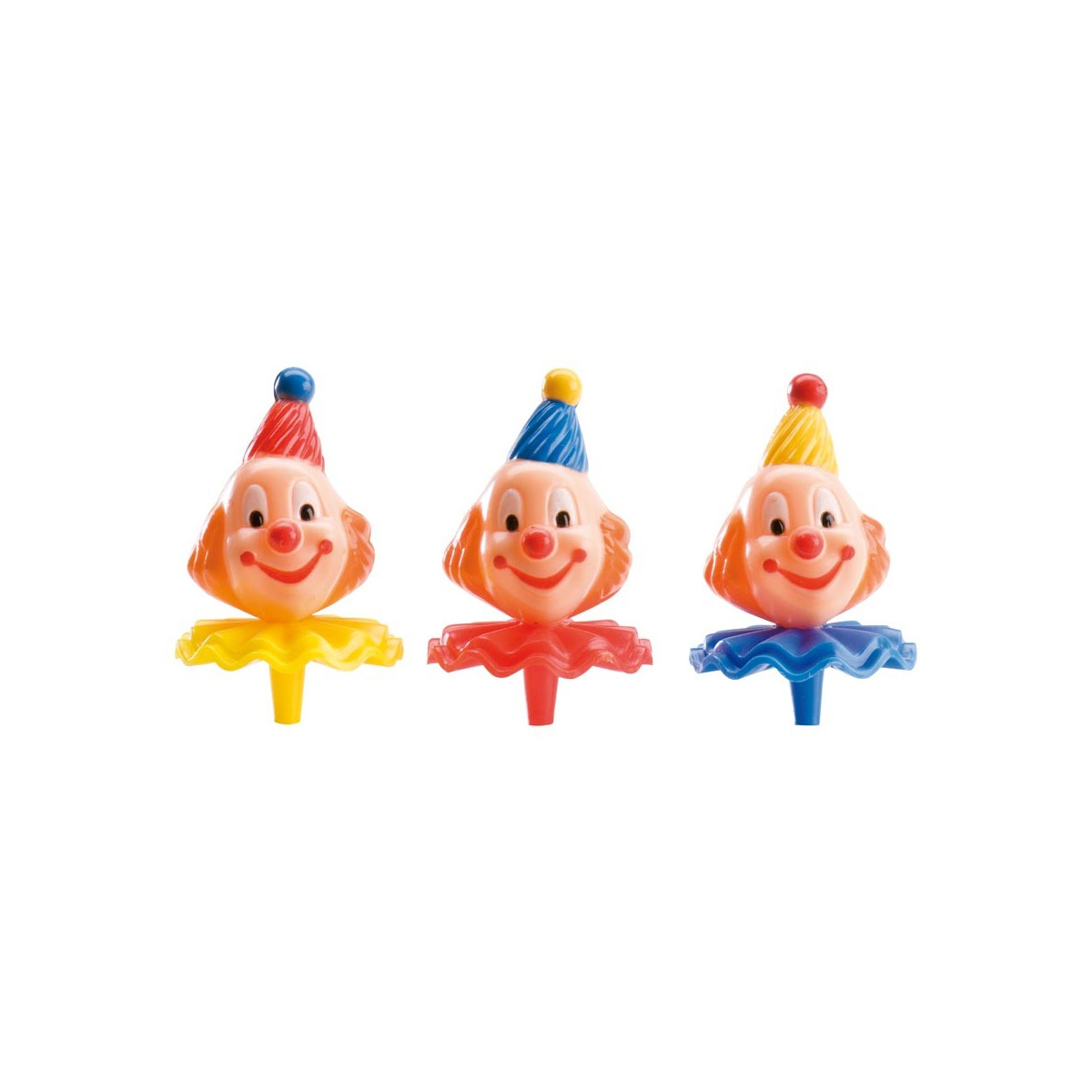 Set cabezas de payaso para decorar tartas