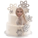 Oblea tarta silueta frozen