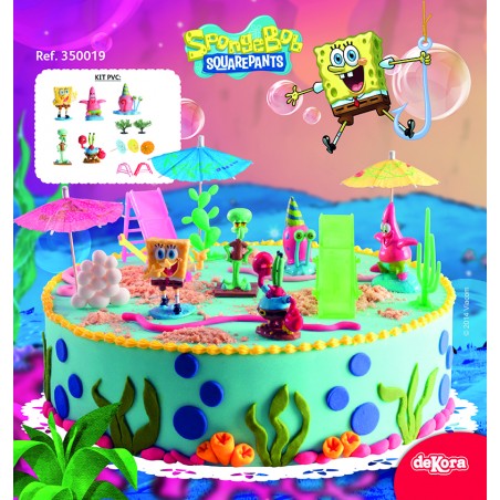 Kit bob esponja pvc