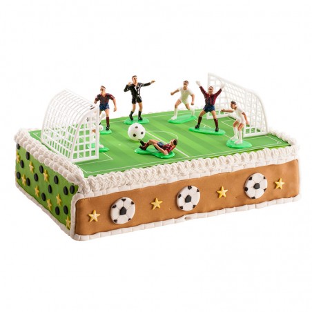 Kit Futbolistas Con Porterias Plastico