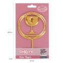 Cake topper caliz comunion 16 5x9 9cm