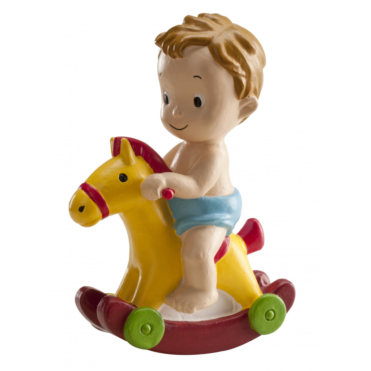 Niño bautizo caballito 9cm