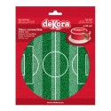 Disco Comestible sin azúcar para Tartas con Diseño de Campo de Fútbol