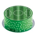Disco Comestible sin azúcar para Tartas con Diseño de Campo de Fútbol
