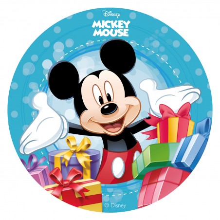 Disco comestible tarta mickey regalos zero 20cm