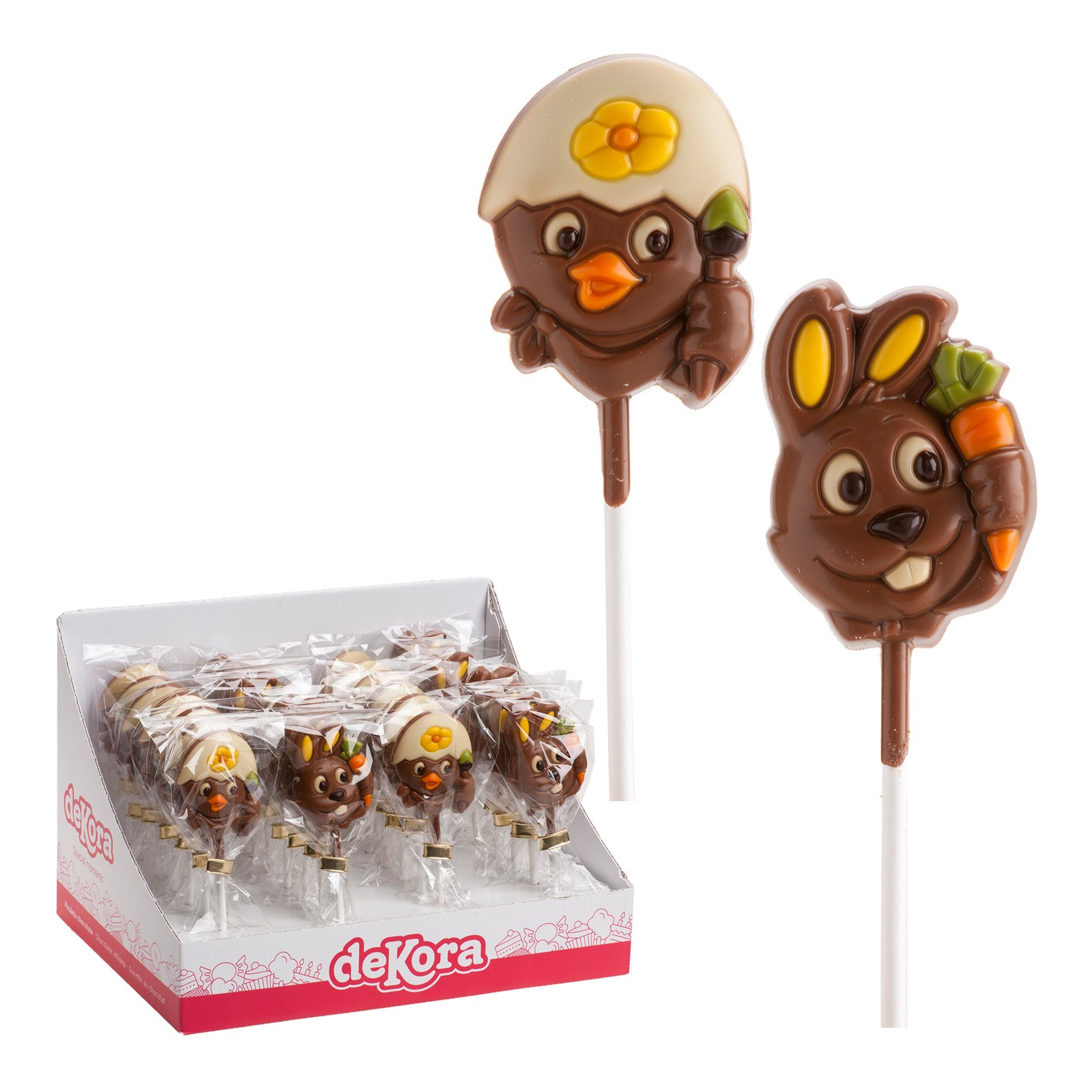 Piruleta chocolate animales 20gr