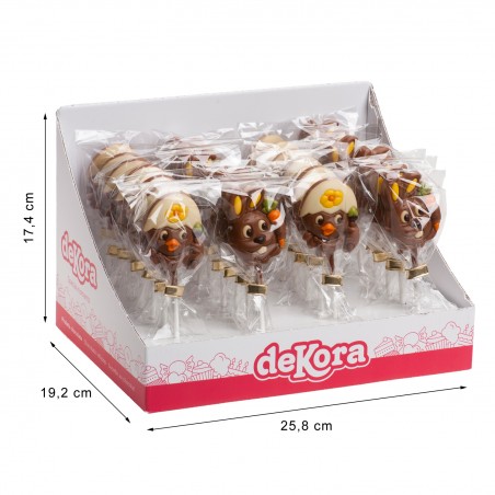 Piruleta chocolate animales 20gr