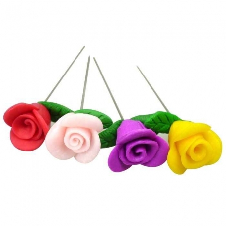 Alfileres De Novia Rosas
