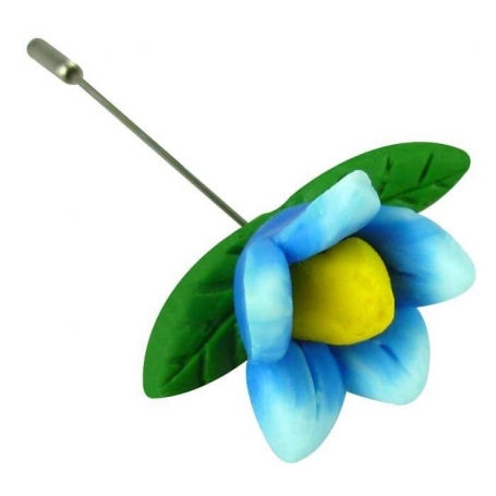 Alfileres Flores Fimo Boda
