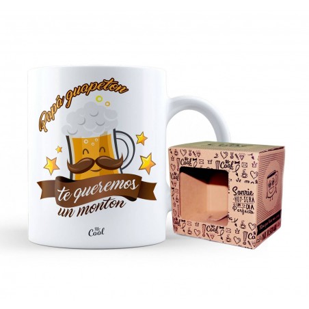 Taza Papá Guapetón Te Queremos Un Montón