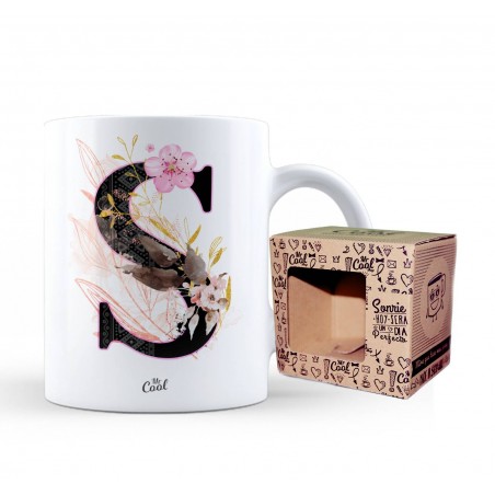 Taza Letra S
