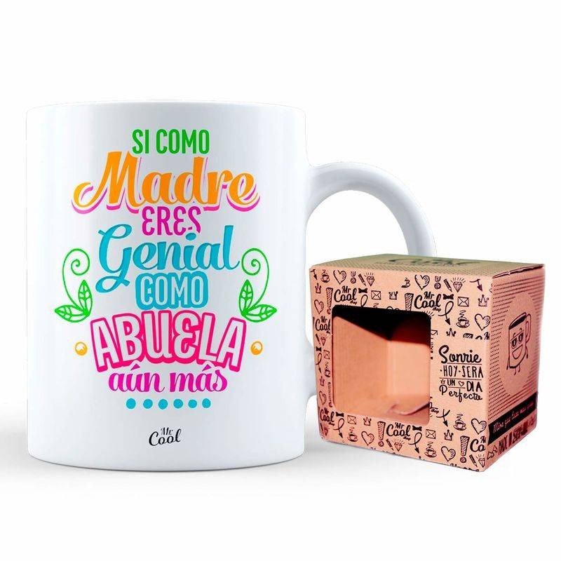 Taza Si Como Madre Eres Genial Como Abuela Aún Más Taza Si Como Madre Eres Genial Como Abuela Aún Más