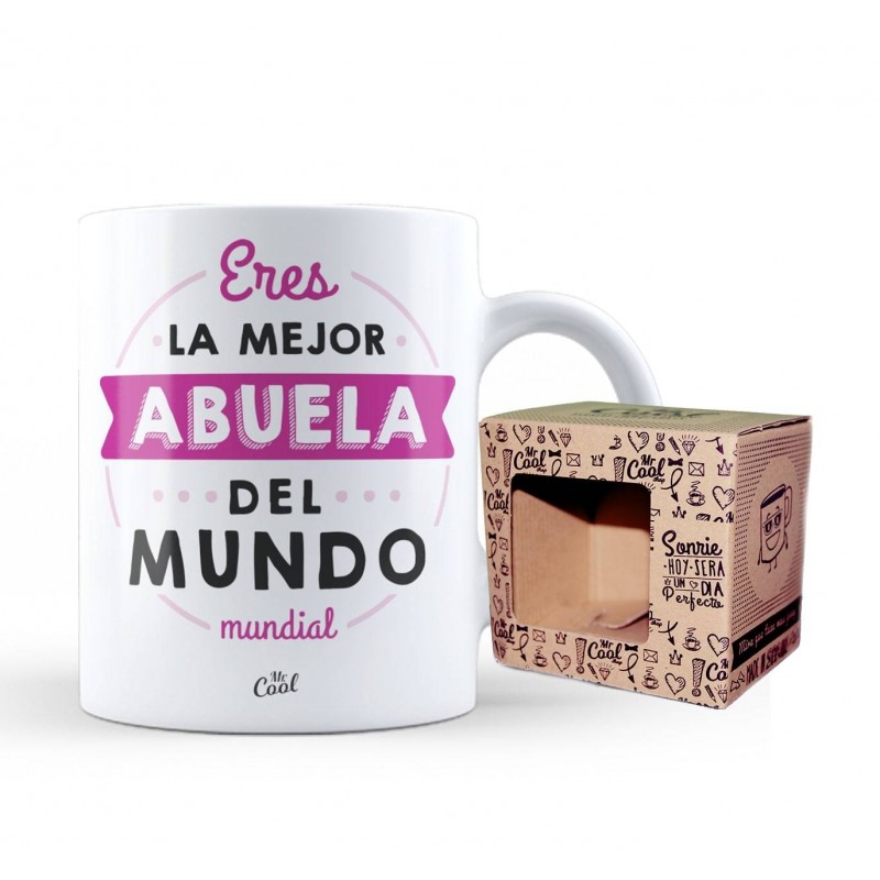 Taza eres la mejor abuela del mundo mundial