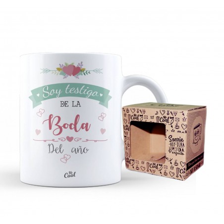 Taza Soy Testigo De La Boda Del Año