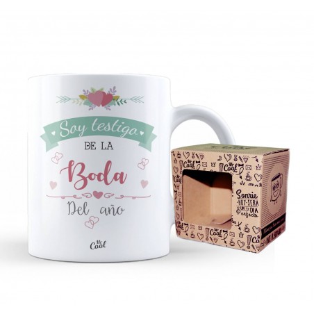 Taza soy testigo de la boda del año