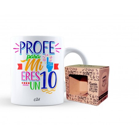 Taza Profe Para Mi Eres Un 10 Hombre V2