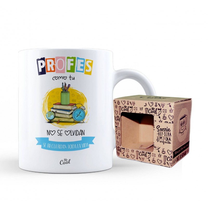 Taza profes como tu no se olvidan se recuerdan toda la vida