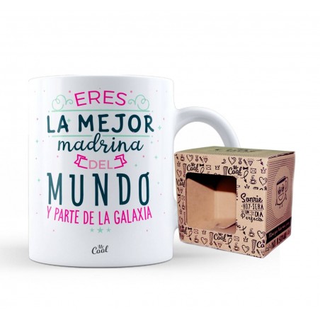 Taza Eres El Mejor Ahijado Del Mundo Y Parte De La Galaxia