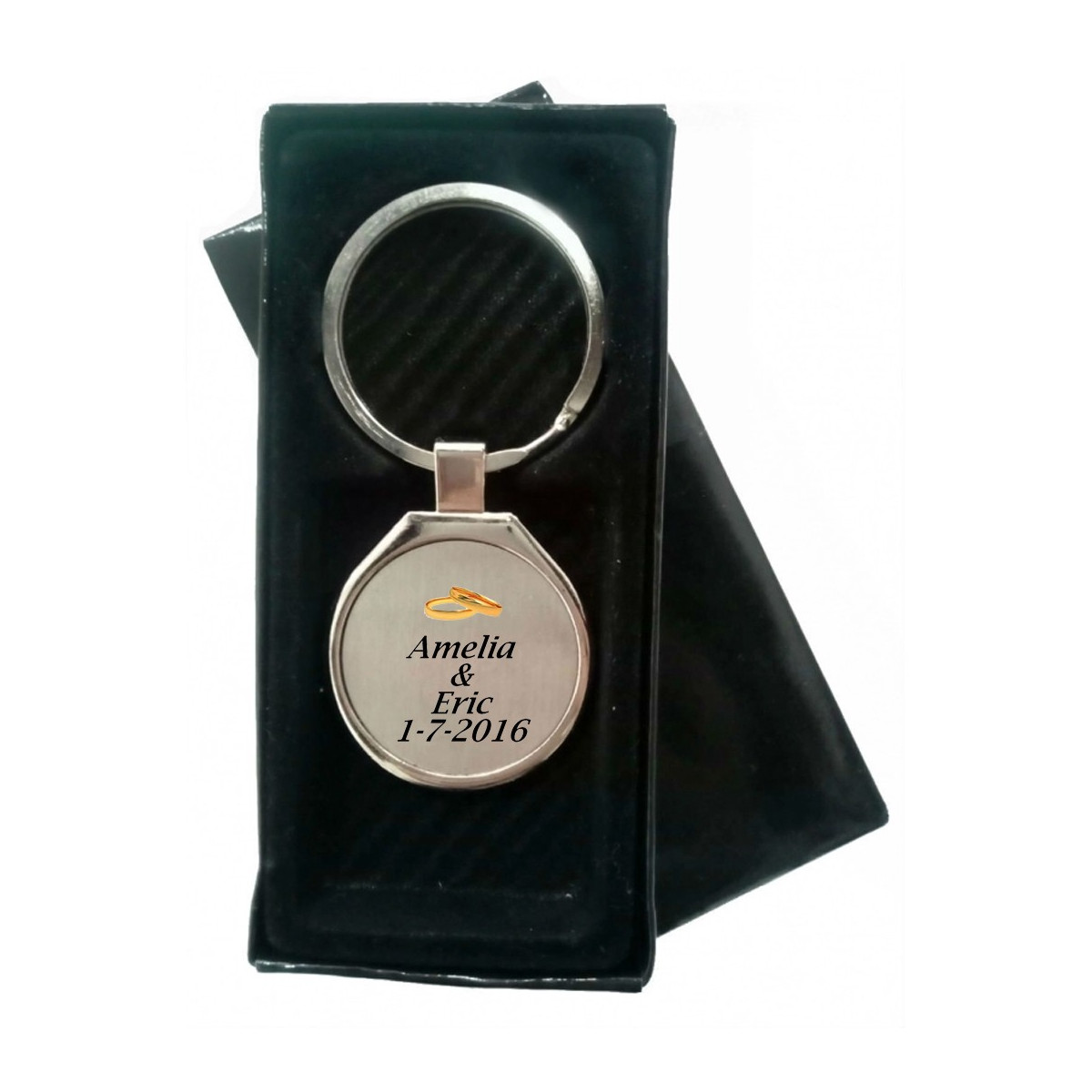 Llaveros regalo para bodas personalizado