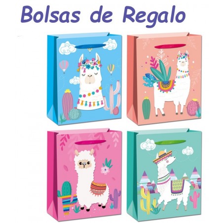 Bolsa Llamas Para Regalos