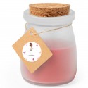 Vela De Cristal Aromática Personalizada Comunión Niña