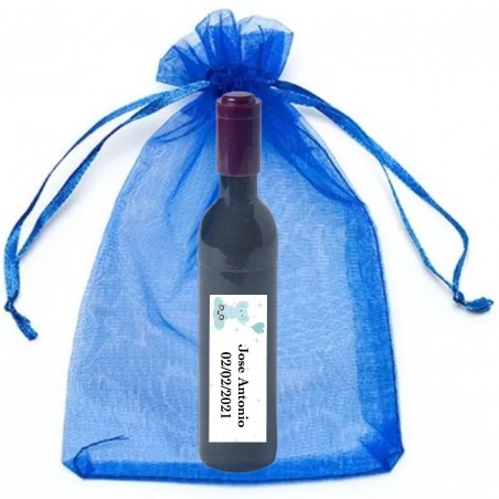 Sacacorchos Botella Para Bautizo Personalizado